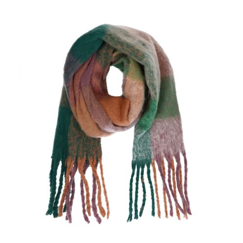 Multicolor wollen sjaal