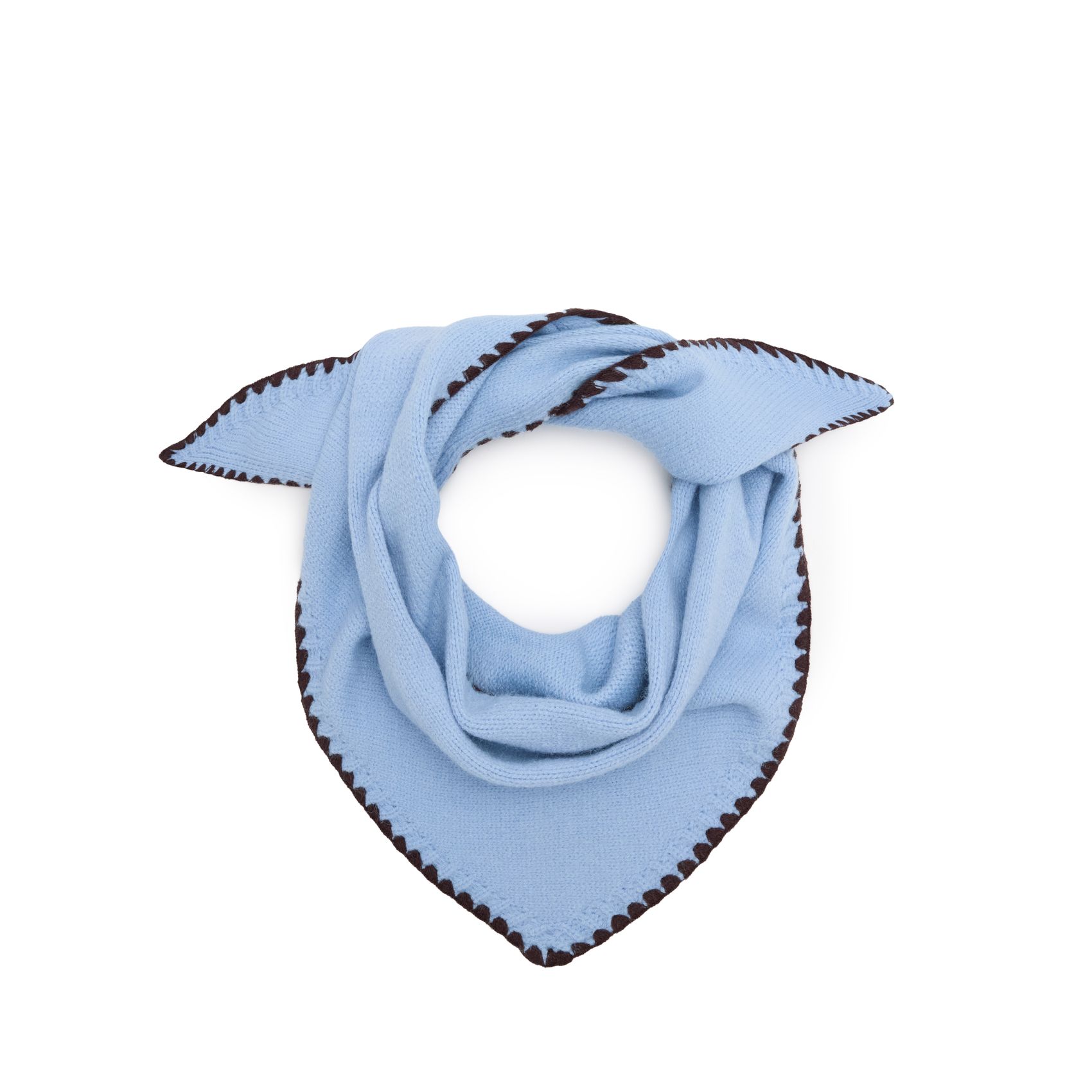 Baby blauw triangel sjaaltje