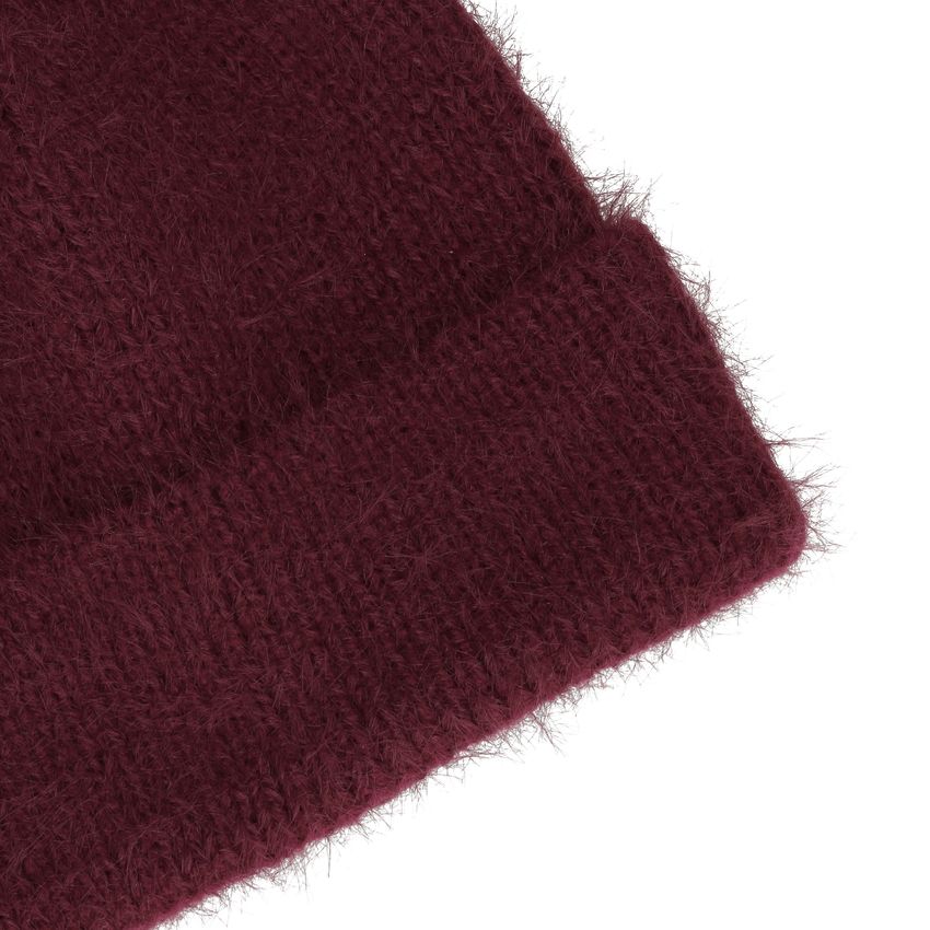 Burgundy beanie