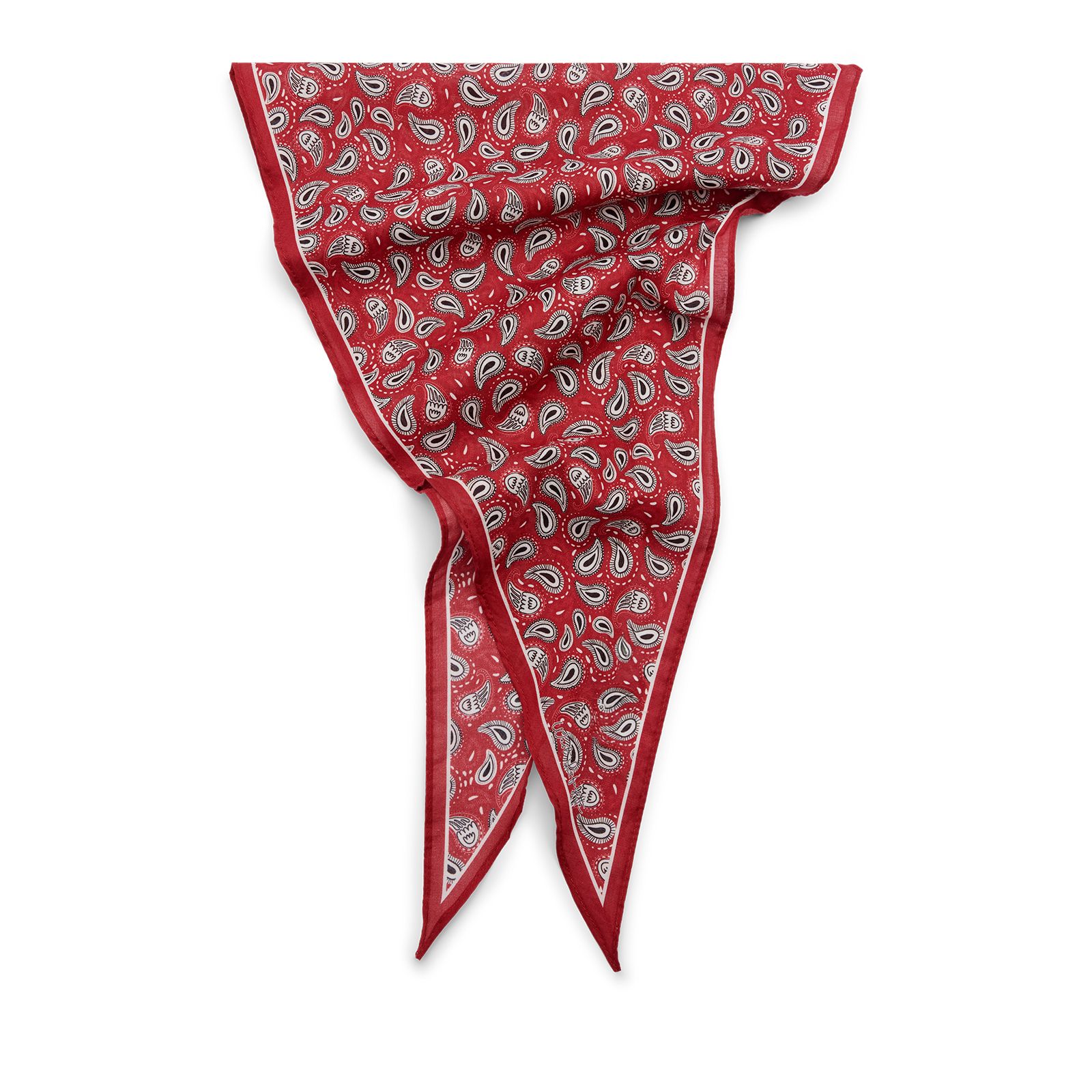 Bordeauxrotes Tuch