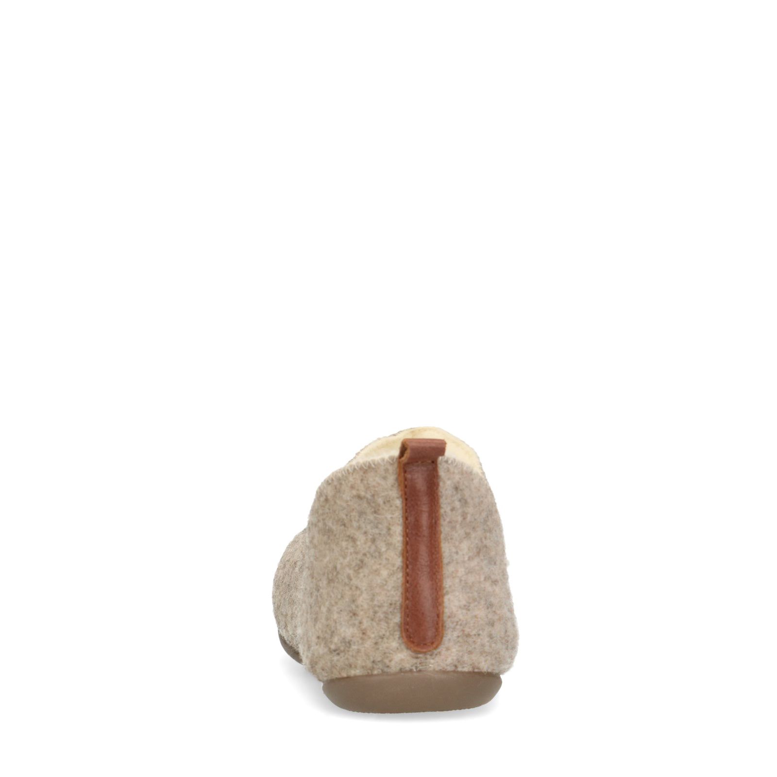 Beigefarbene Pantoffeln