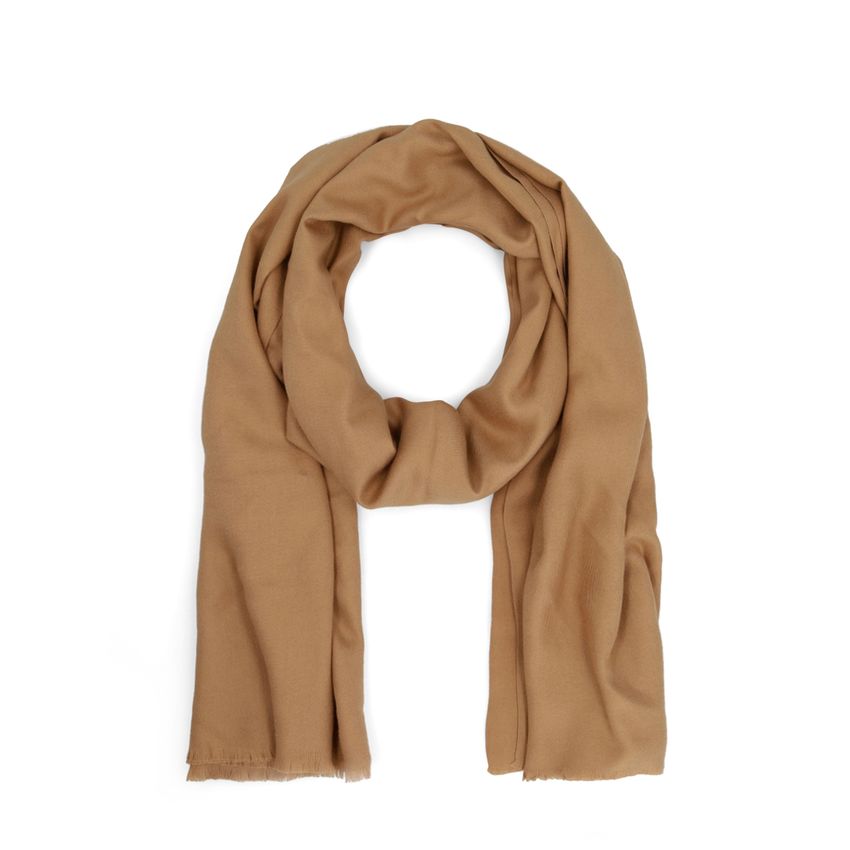 Tuch in Beige und Cognac