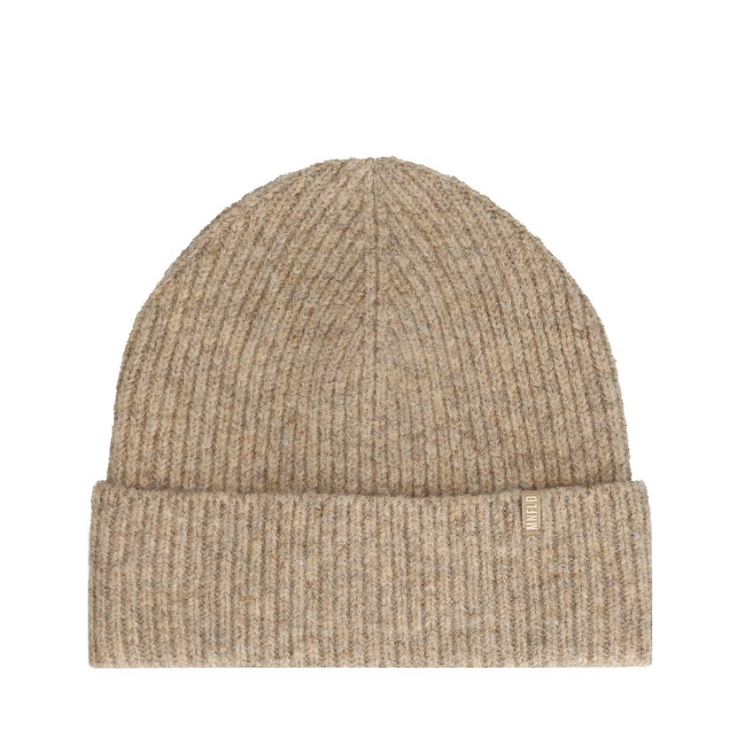 Beige beanie