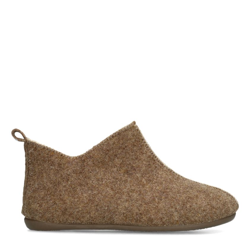 Taupe pantoffels