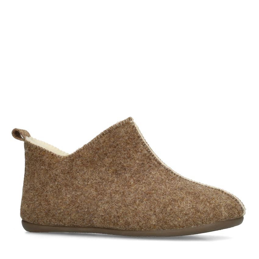 Taupe pantoffels