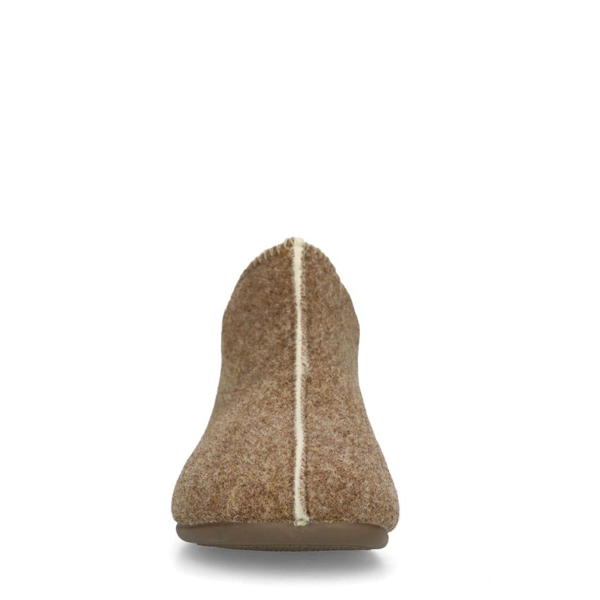 Taupe pantoffels