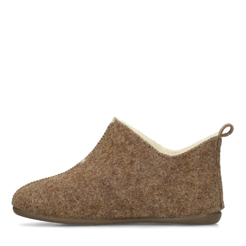 Taupe pantoffels