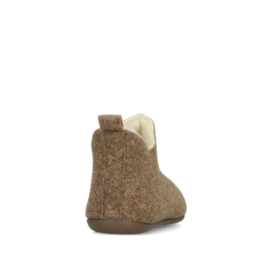 Taupe pantoffels