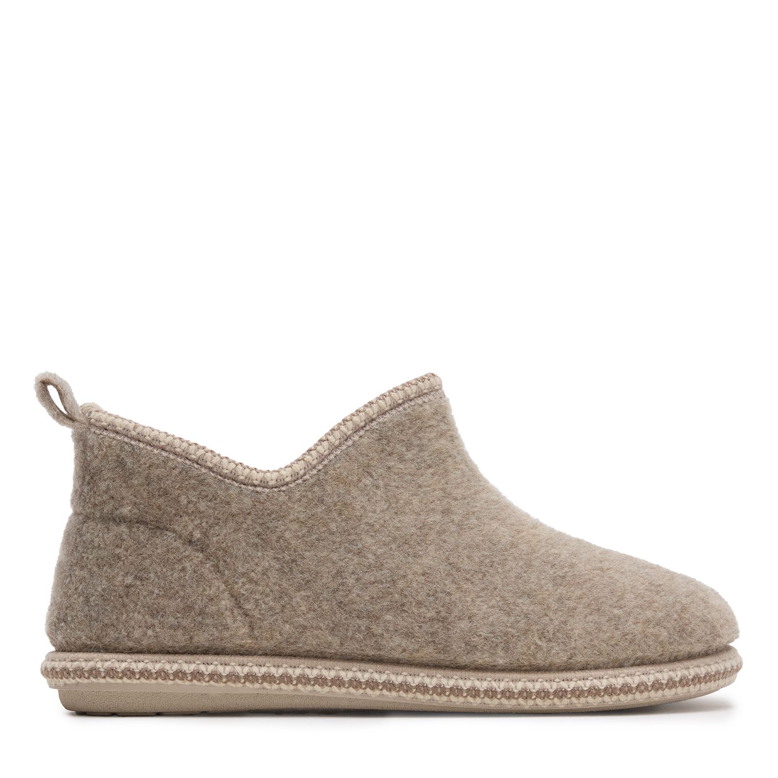 Taupefarbene Pantoffeln
