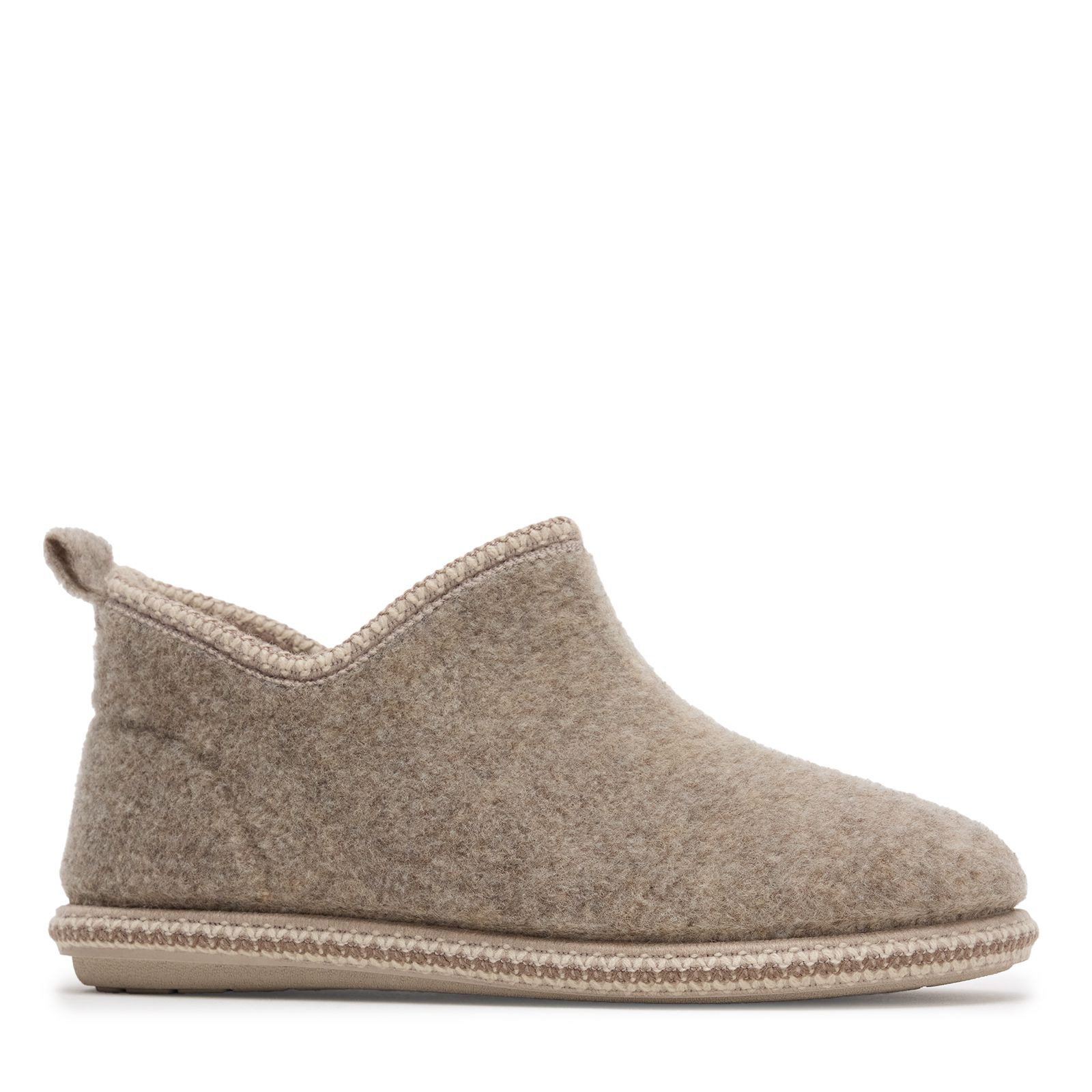 Taupefarbene Pantoffeln