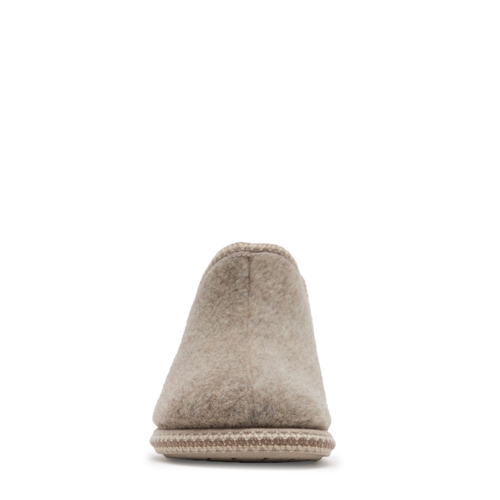 Taupefarbene Pantoffeln