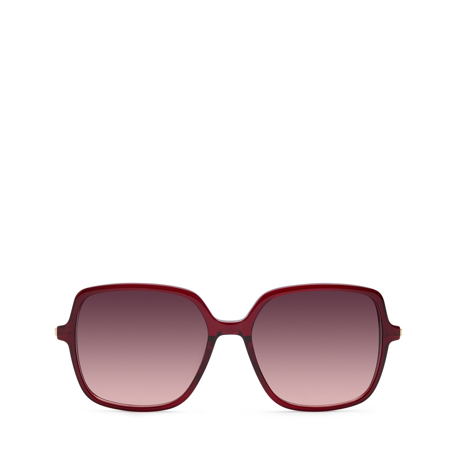 Bordeauxrote Sonnenbrille