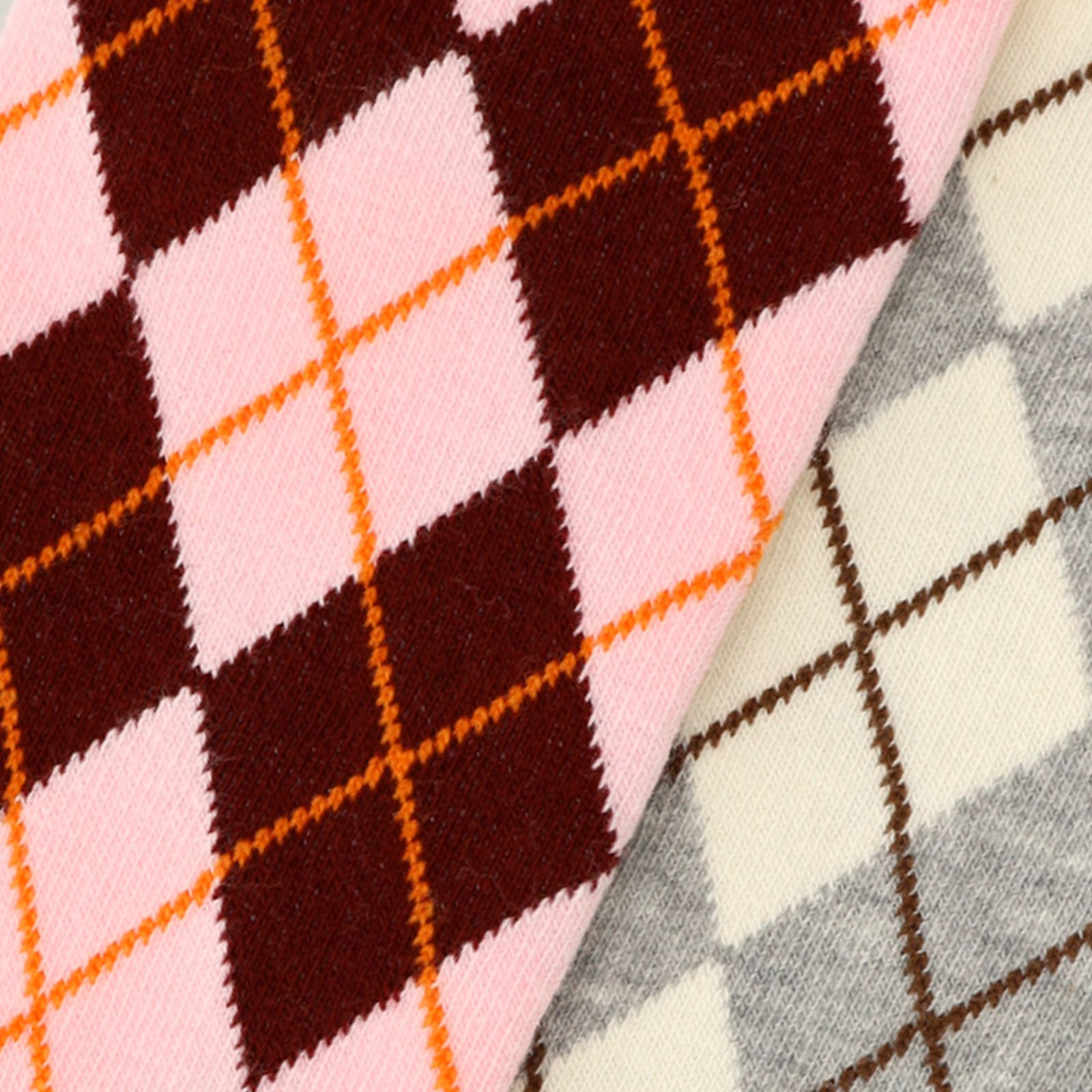 2er-Set karierte Socken