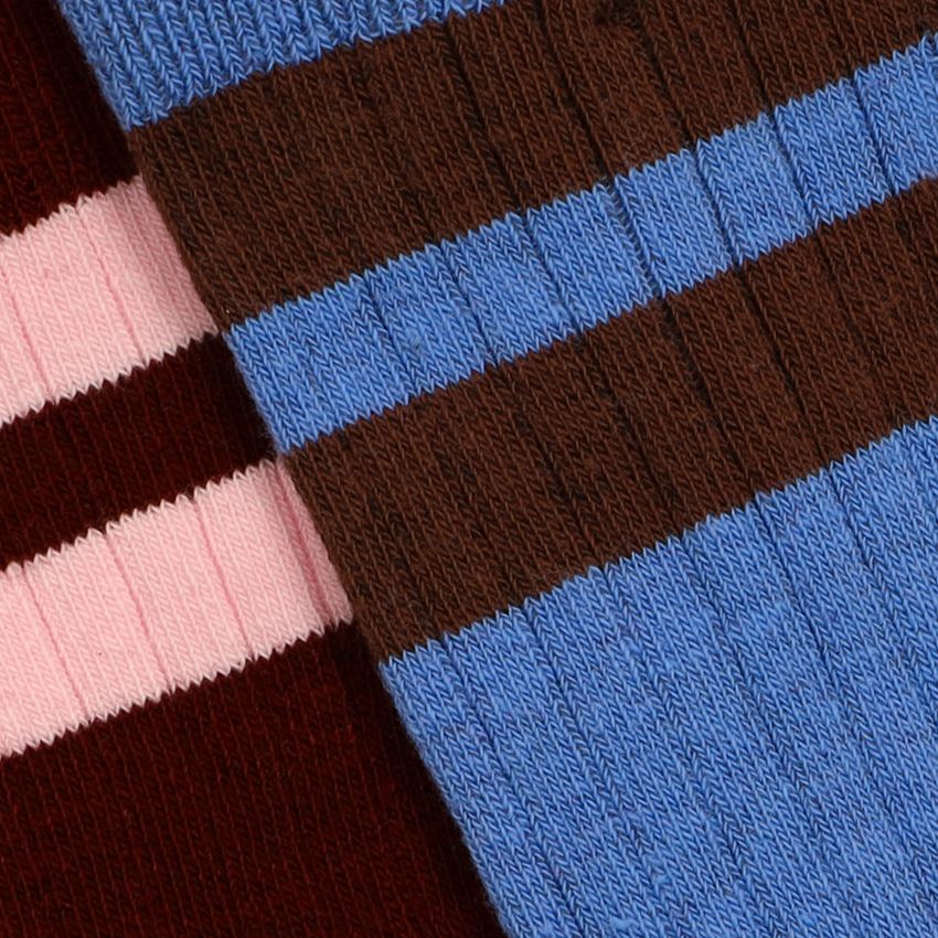 2er-Set gestreifte Socken