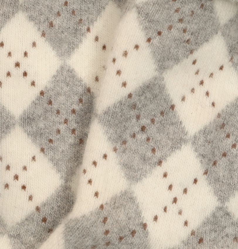 Grau karierte Socken