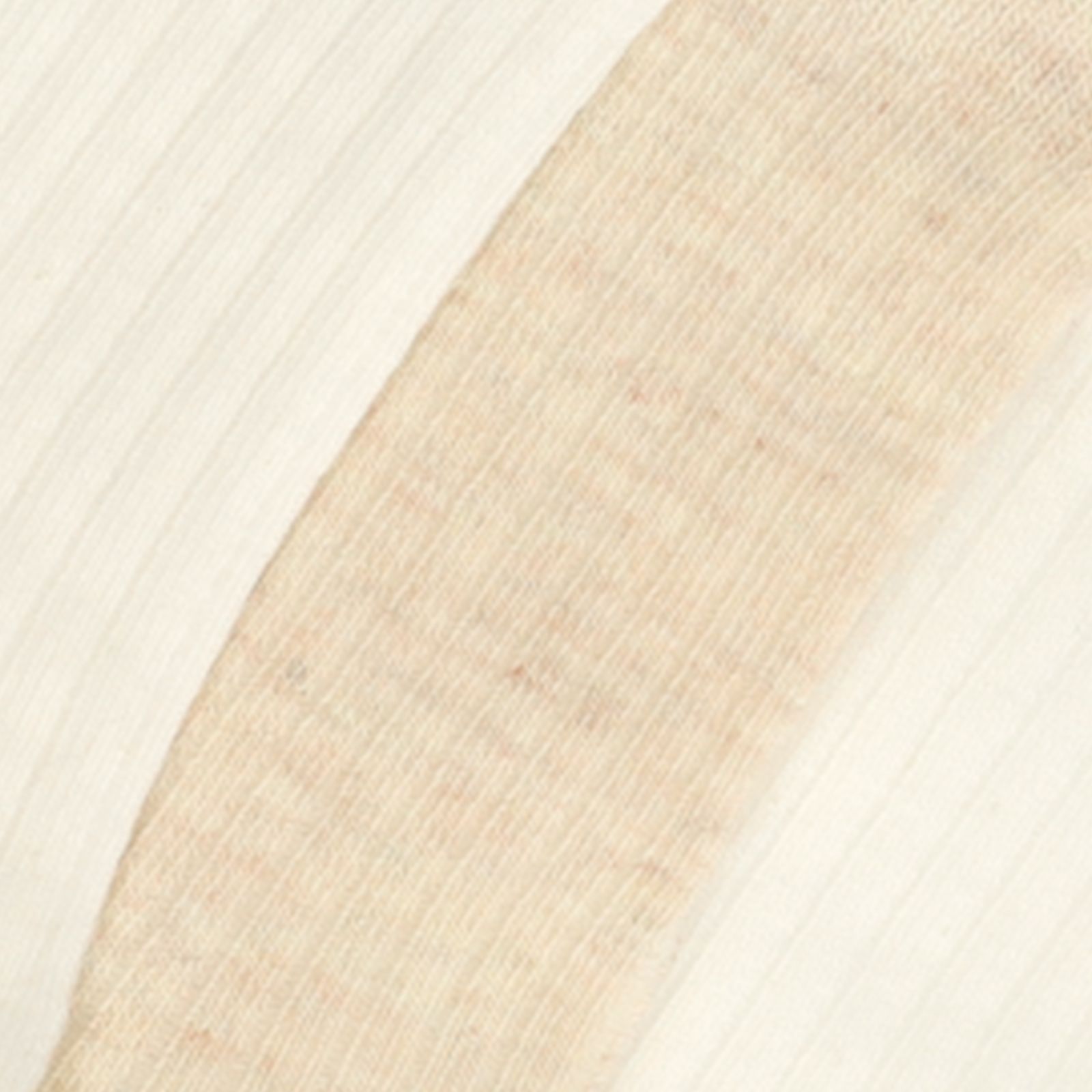 Beige 3-pack sokken met ribbel randje