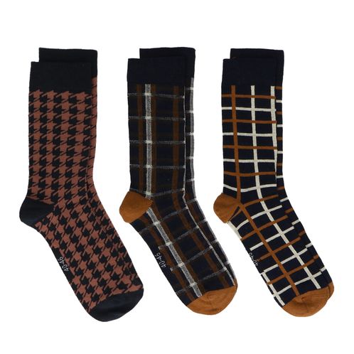 2er-Set braune Socken