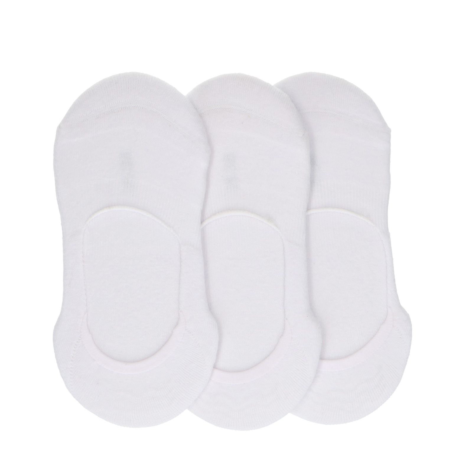 Witte sneaker sokken (3 paar)