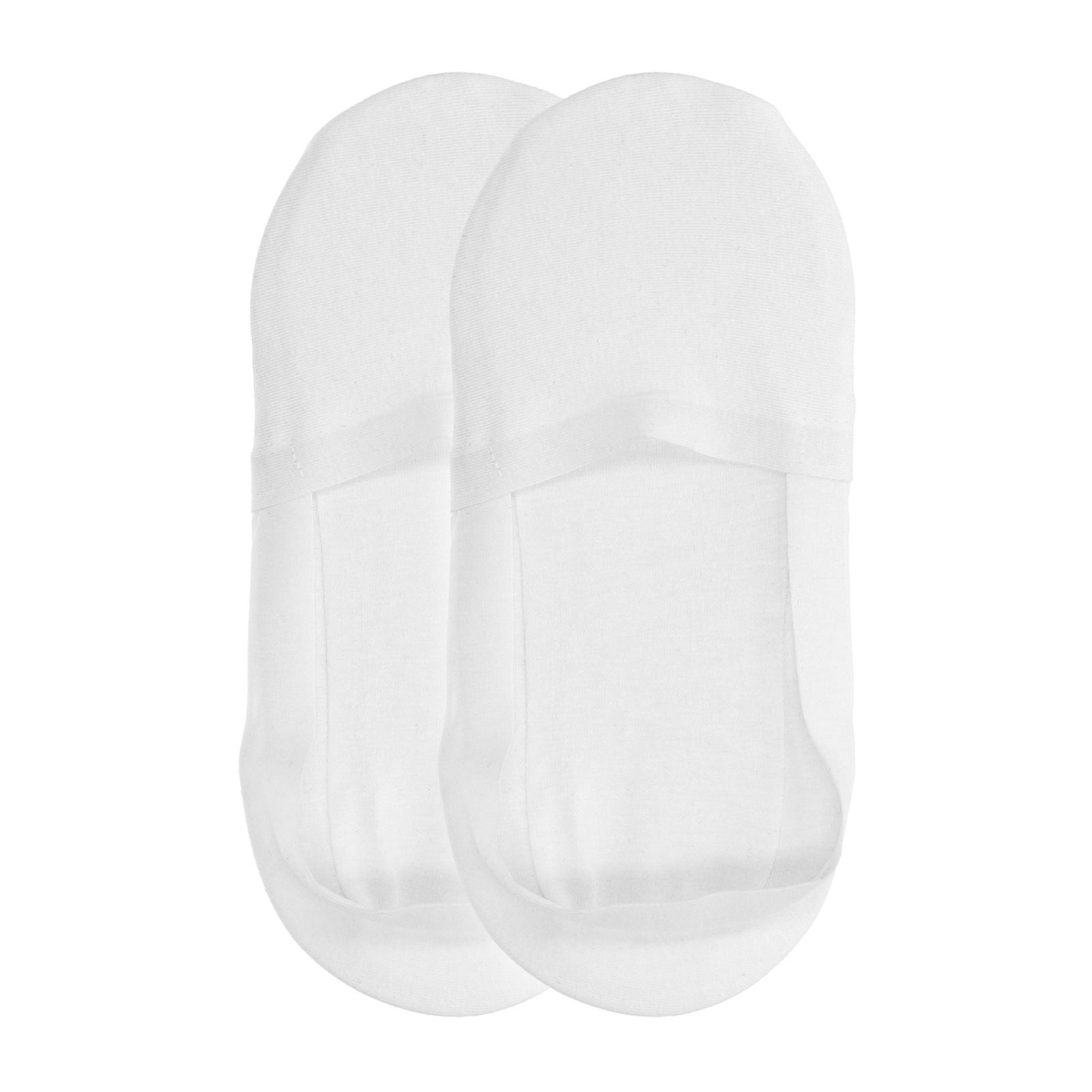Weiße Invisible-Socken