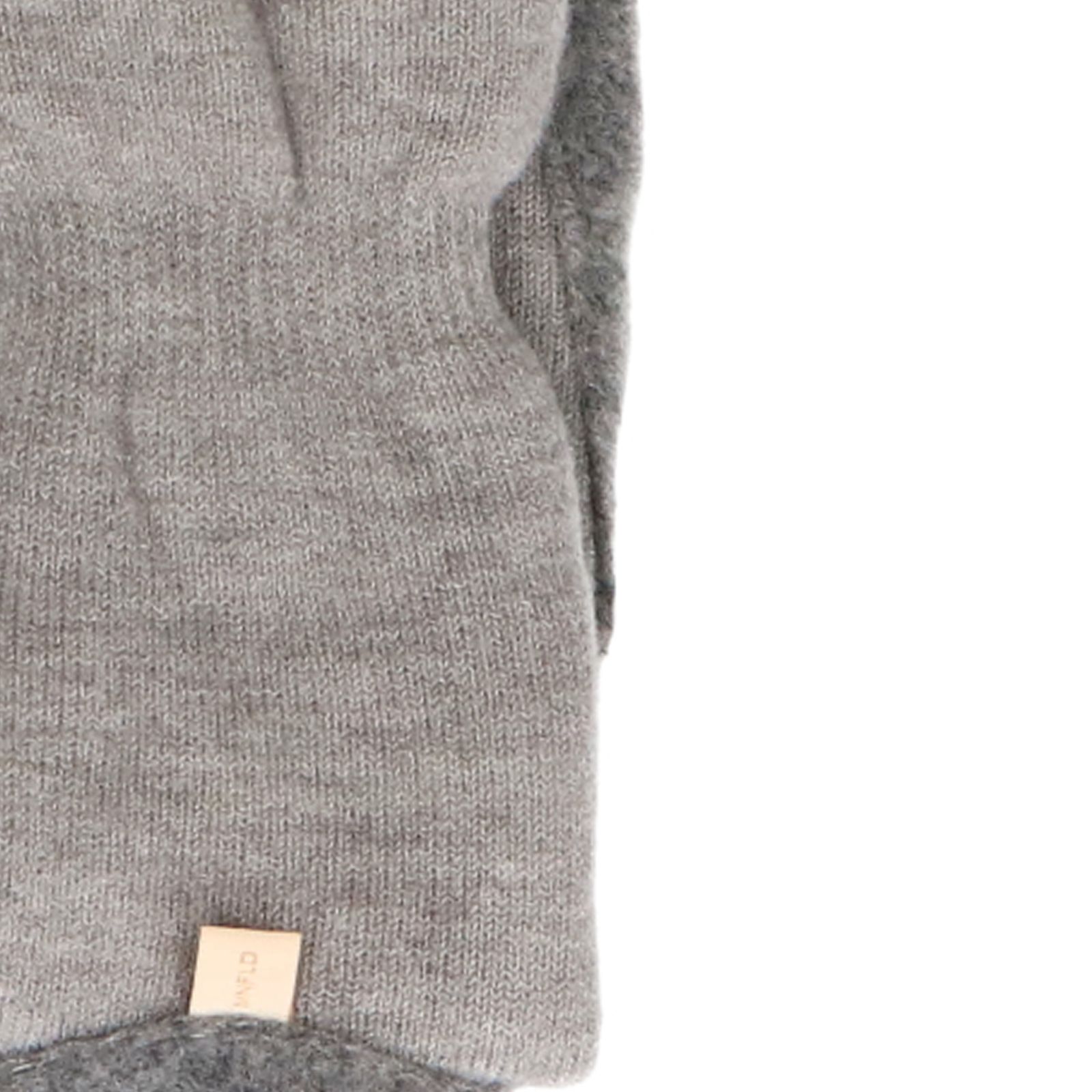 Grijze wollen home shoes socks
