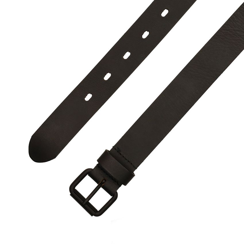 Zwarte leren riem