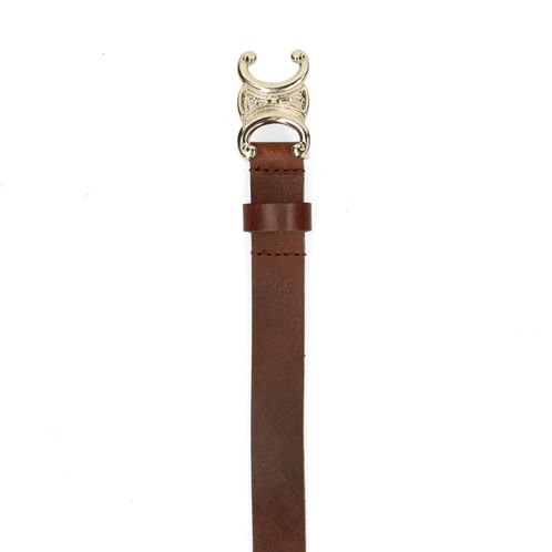 Brauner Ledergürtel für Damen