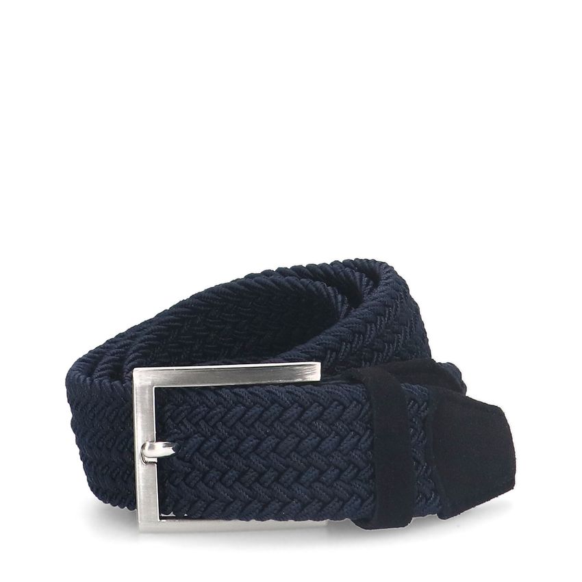 Blauw synthetische riem