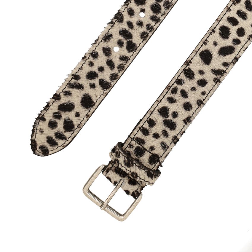 Cheetah riem met vacht