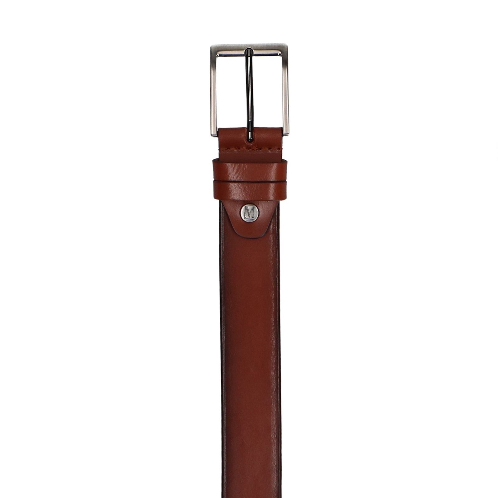 Cognacfarbener Ledergürtel