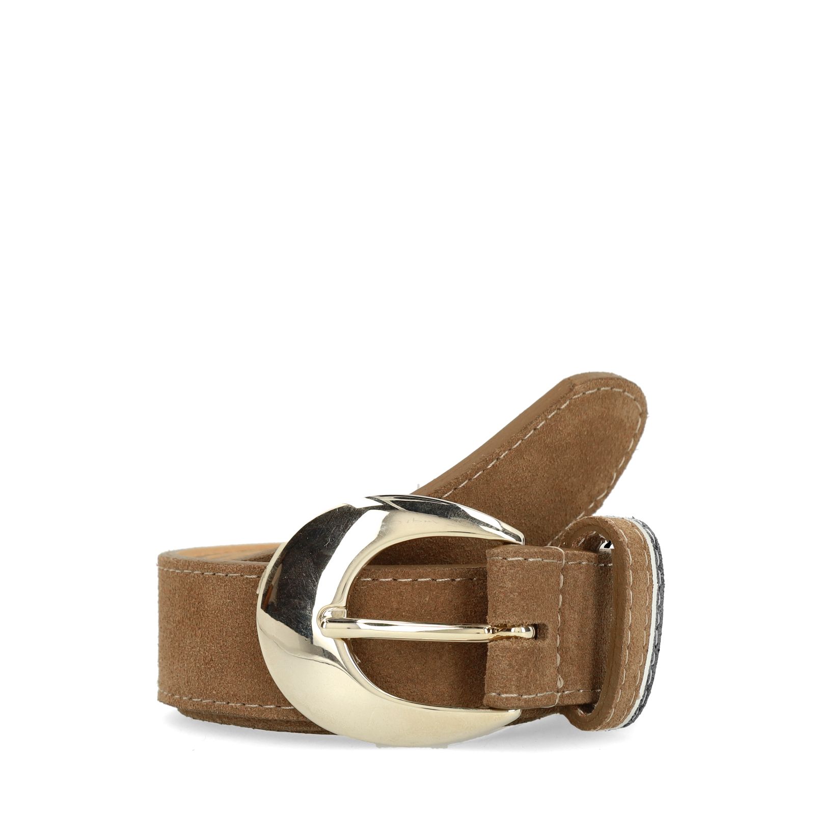Taupe suède riem