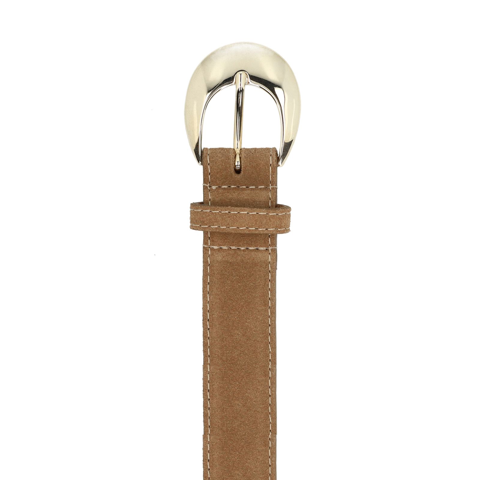 Taupe suède riem