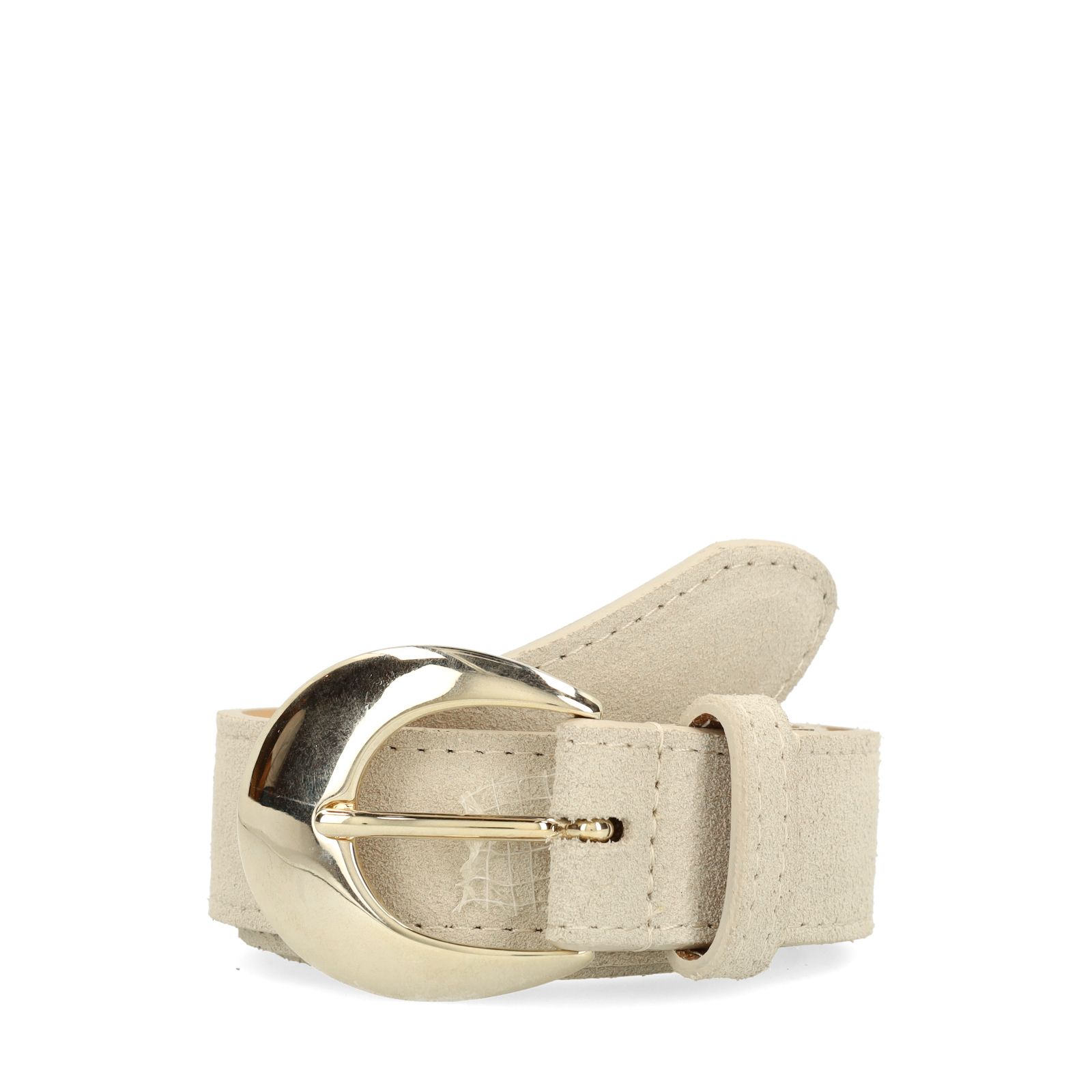 Beige suède riem