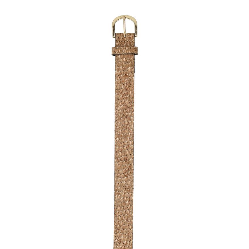 Beige leren riem