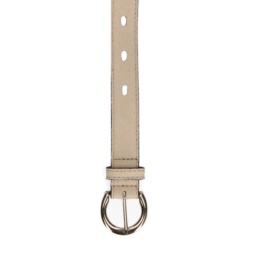 Beige leren riem