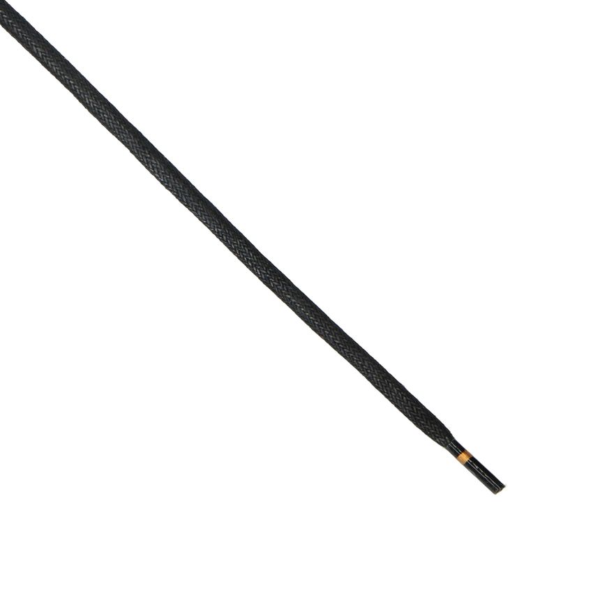 Schwarze gewachste Schnürsenkel (75 cm)