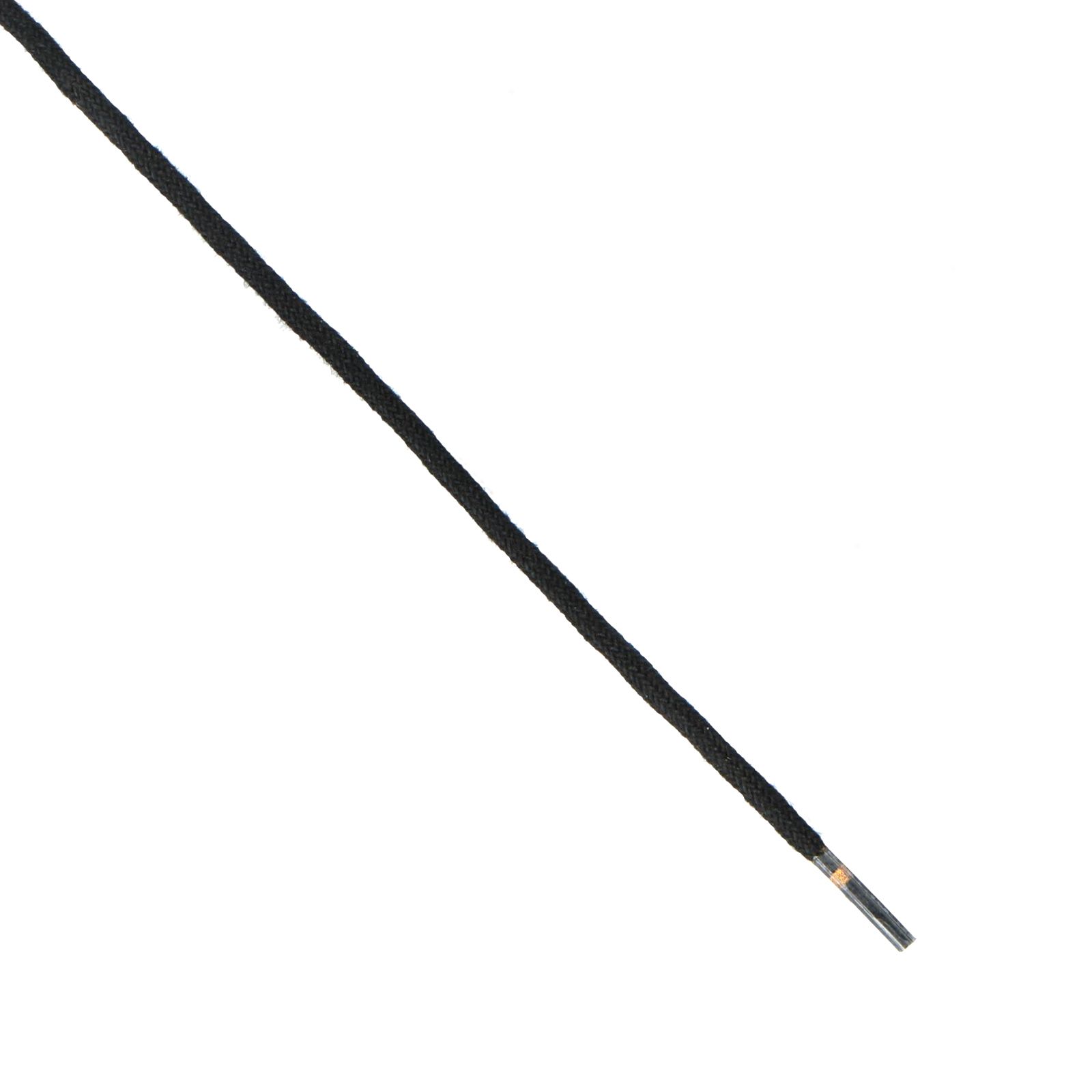 Zwarte schoenveters rond (90 cm)