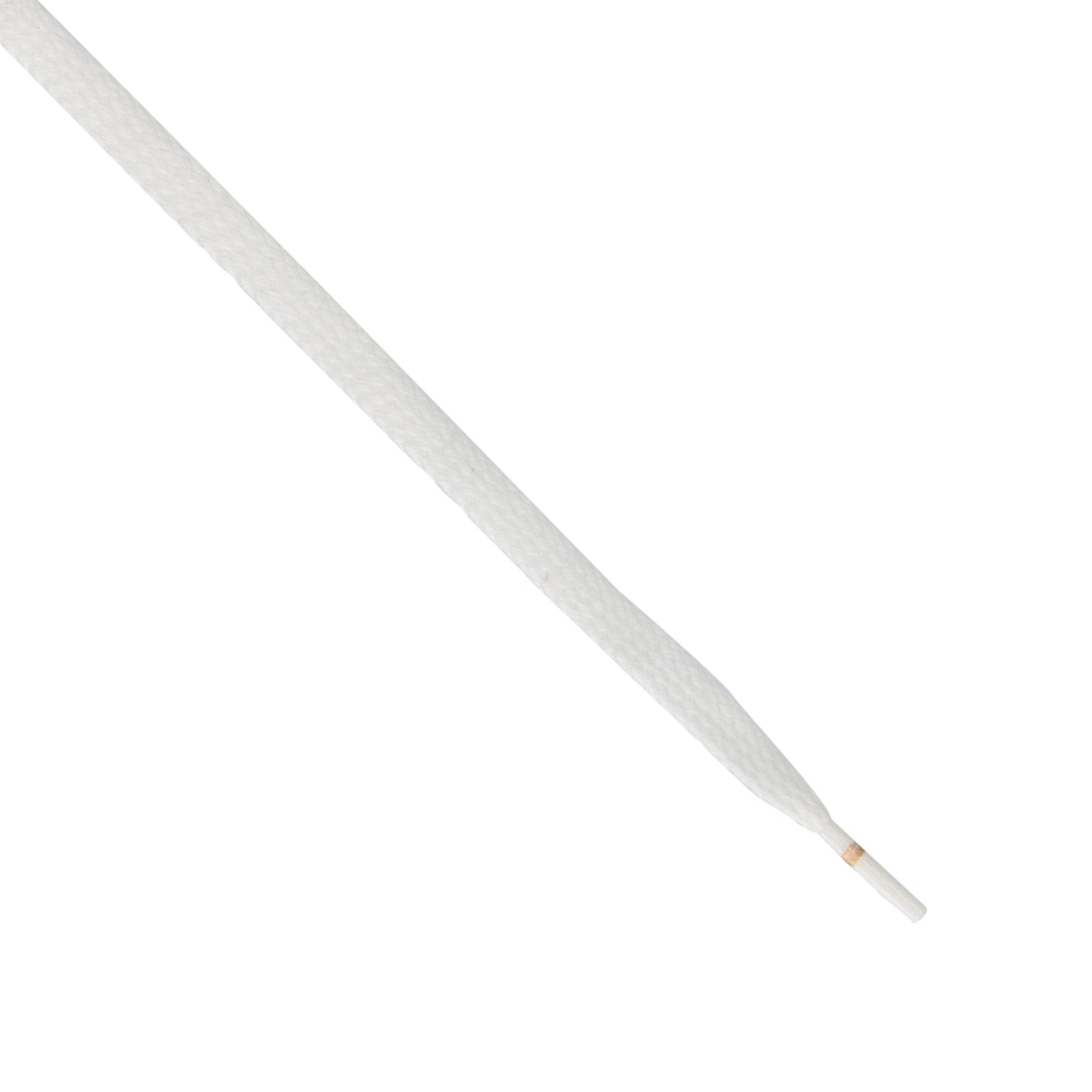Witte schoenveters gevlochten (120 cm)